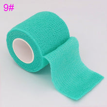Load image into Gallery viewer, 18 Colors Colorful Athletic Wrap Tape Self Adhesive Elastic Bandage Elastoplast Sports Protector Knee Finger Ankle Palm Shoulder