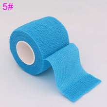 Load image into Gallery viewer, 18 Colors Colorful Athletic Wrap Tape Self Adhesive Elastic Bandage Elastoplast Sports Protector Knee Finger Ankle Palm Shoulder