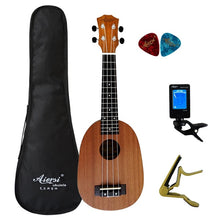 Load image into Gallery viewer, Aiersi Brand 21 Inch mahogany Soprano student beginner Ukulele High quality Ukelele