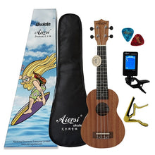 Load image into Gallery viewer, Aiersi Brand 21 Inch mahogany Soprano student beginner Ukulele High quality Ukelele