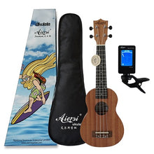 Load image into Gallery viewer, Aiersi Brand 21 Inch mahogany Soprano student beginner Ukulele High quality Ukelele