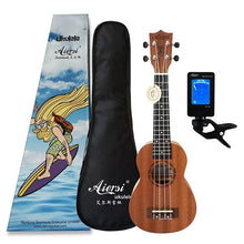 Load image into Gallery viewer, Aiersi Brand 21 Inch mahogany Soprano student beginner Ukulele High quality Ukelele