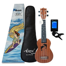 Load image into Gallery viewer, Aiersi Brand 21 Inch mahogany Soprano student beginner Ukulele High quality Ukelele