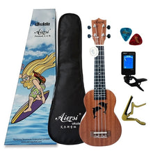 Load image into Gallery viewer, Aiersi Brand 21 Inch mahogany Soprano student beginner Ukulele High quality Ukelele